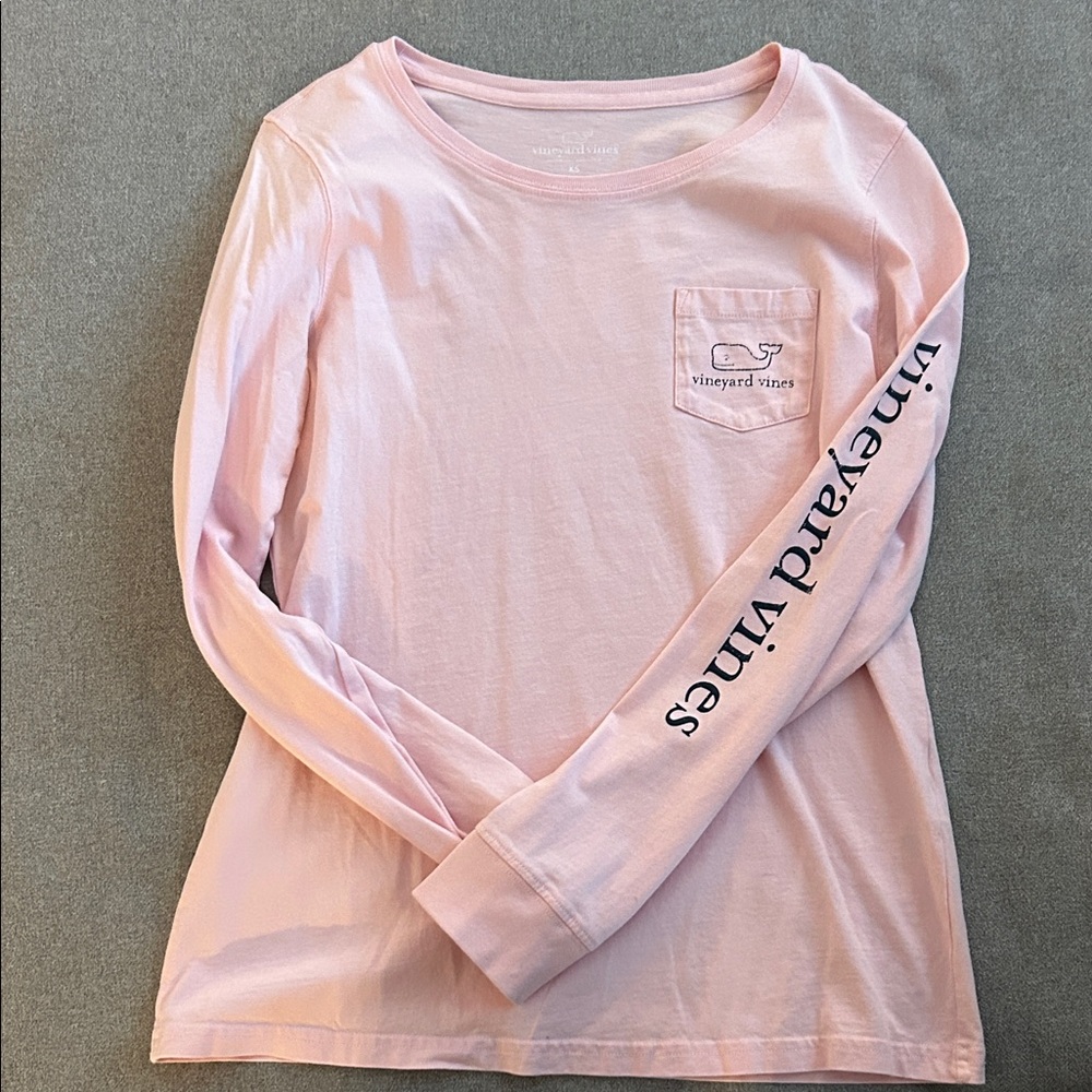 Vineyard Vines Light Pink Women’s Long Sleeve Tee